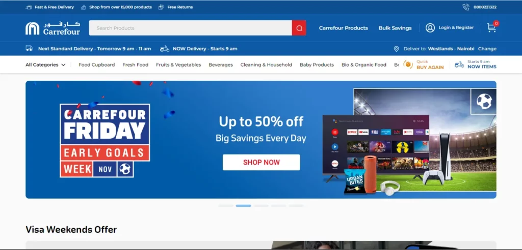 carrefour online shopping